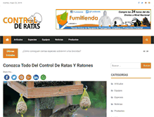 Tablet Screenshot of controlderatas.com